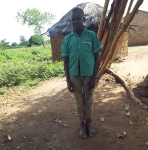 Daniel, a Primary Two student sponsored by Joyland Restoration Ministries