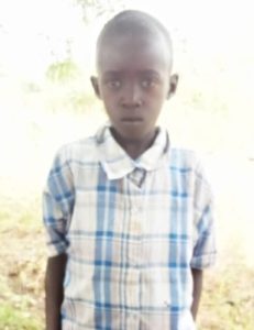 Makris, a Primary One student sponsored by Joyland Restoration Ministries